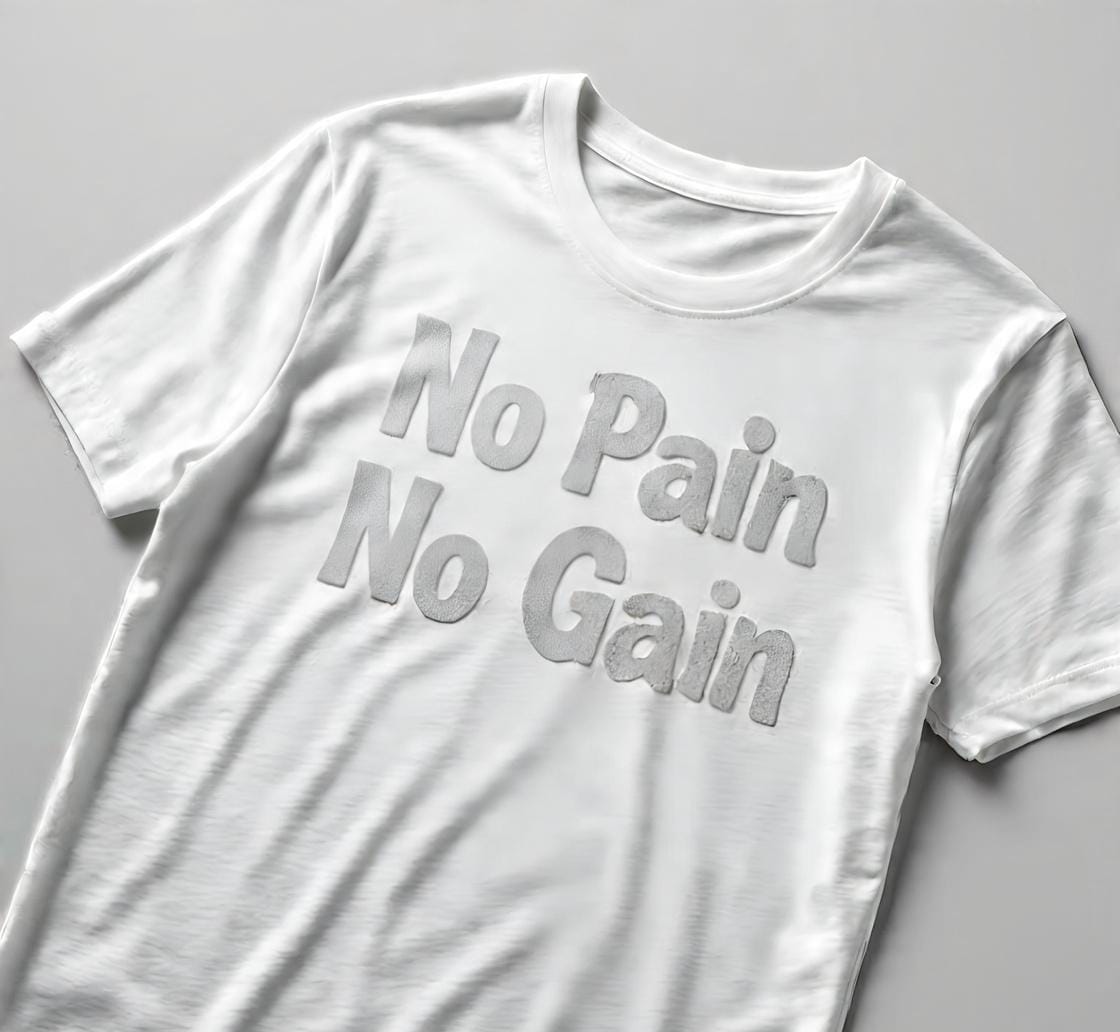 🔥 No Pain No Gain Dark Athletic Tee 💪