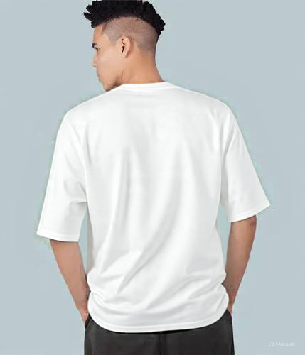 Drop Shoulder T-Shirt Minimal Logo Edition