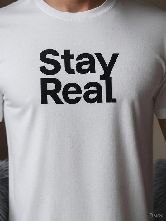 ✨ Stay Real Minimal Style, Maximum Impact 👕