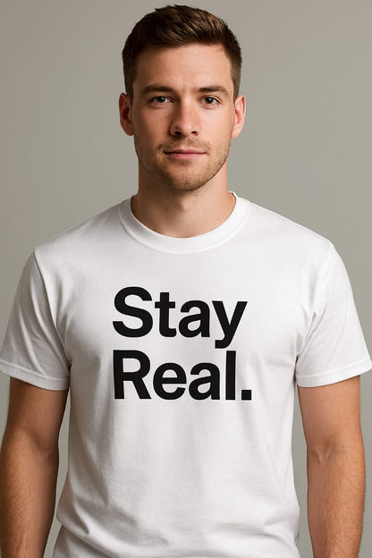 ✨ Stay Real Minimal Style, Maximum Impact 👕