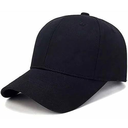 Classic Plain Black Cap Minimal & Timeless 🧢