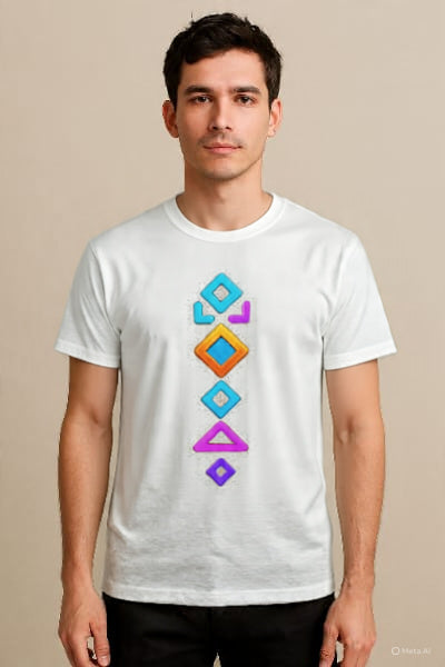 ⚡ Neon Geometry Tee Futuristic Streetwear Vibes 👕