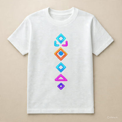 ⚡ Neon Geometry Tee Futuristic Streetwear Vibes 👕
