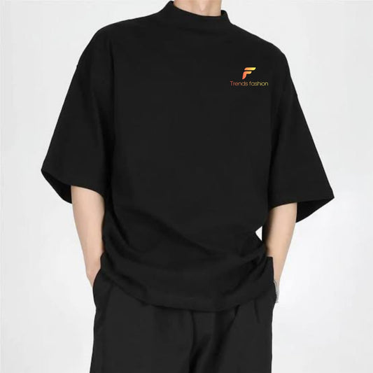 Drop Shoulder T-Shirt Minimal Logo Edition