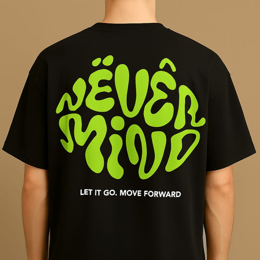 ✨ “Never Mind. Let It Go. Move Forward” Drop Shoulder T-Shirt 👕