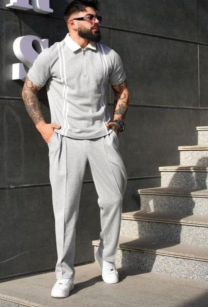 Strip zip style tracksuit