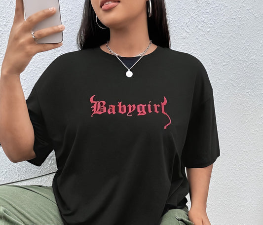 🔥Babygirl Gothic Tee