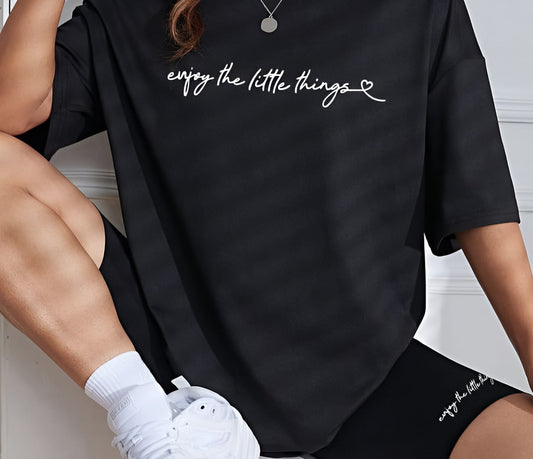 🖤Little Things Oversized Tee