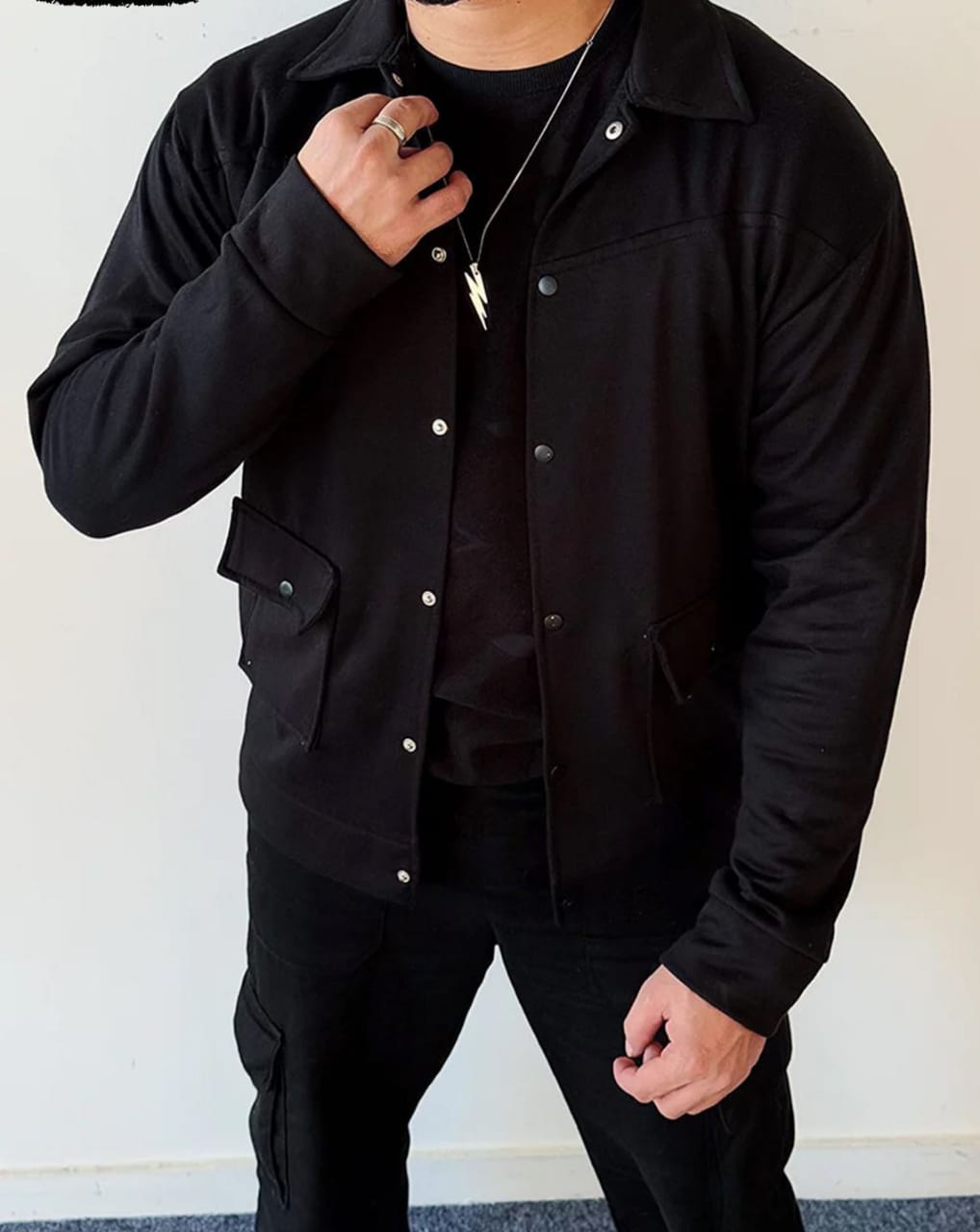 Winter Snap Button Jacket