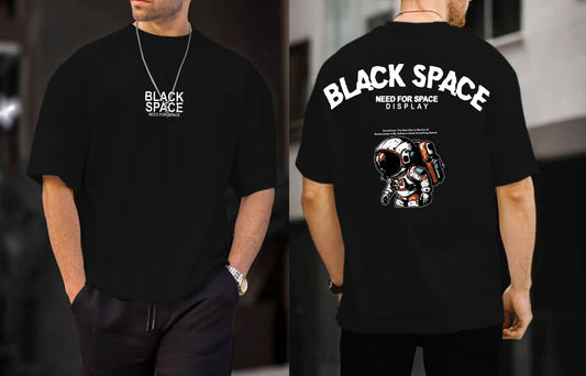 🚀"Black Space" Tee Where Style Meets the Stars