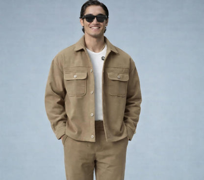 Button-Up Pocket Jacket