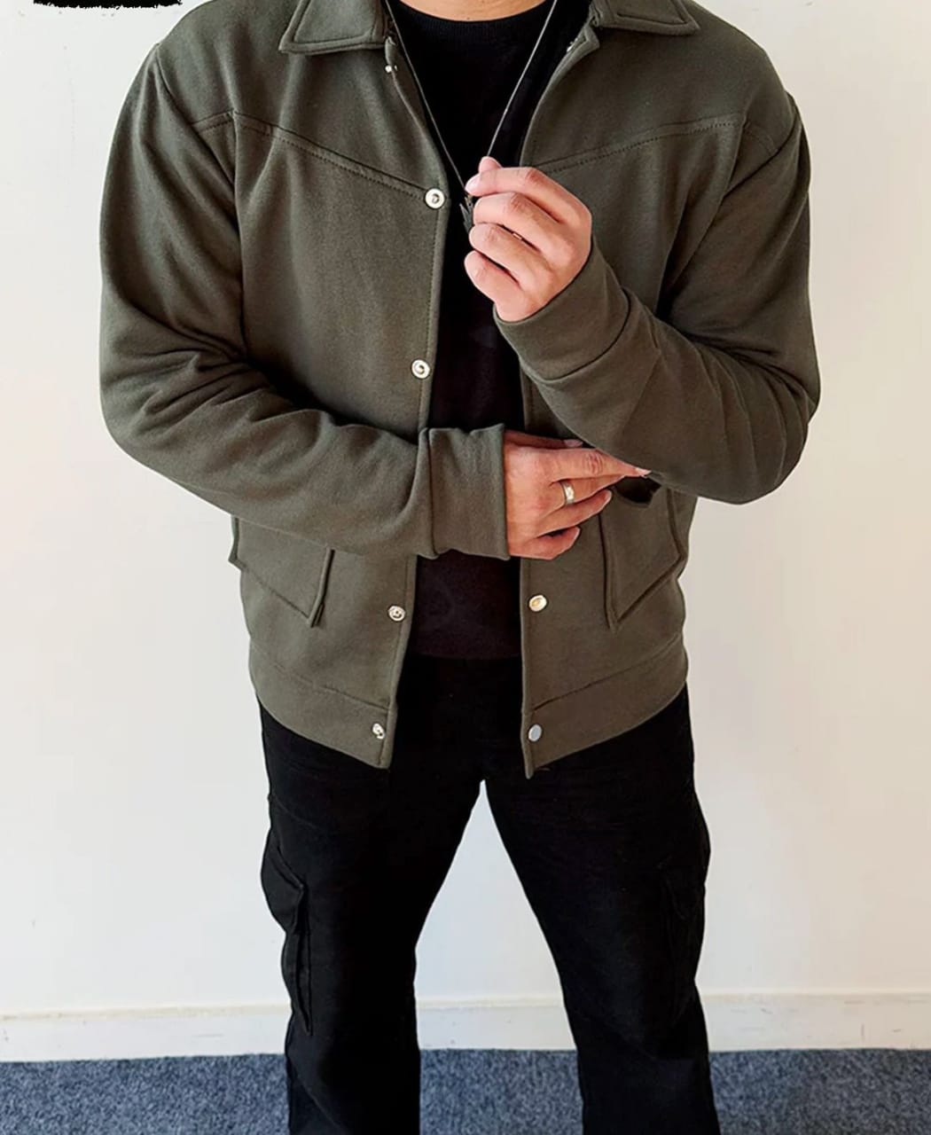 Winter Snap Button Jacket