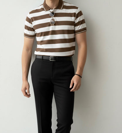 Striped Polo T-Shirt